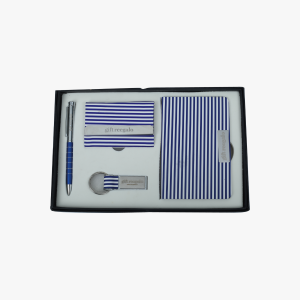 GIFT REEGALO Formal Striped Gift Set (4-In-1)