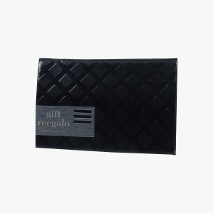 GIFT REEGALO Classic Black Metal Card Holder