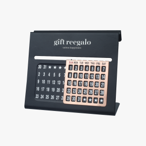 GIFT REEGALO Universal Metal Calendar With Pen Rest