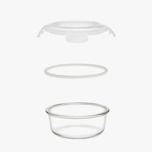 BOROSIL Microwavable Klip & Store Round 400 Ml