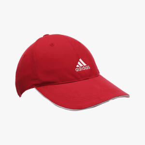 ADIDAS Cap, Scarlet Red, 100% Polyester