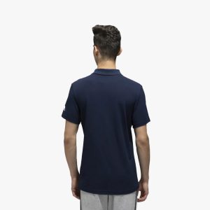 ADIDAS T-Shirt, Navy, Collared, Pc 60:40