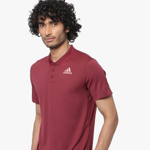 ADIDAS T-Shirt, Maroon , Pc 60:40
