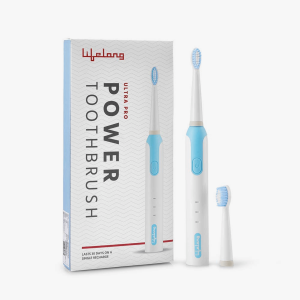 LIFELONG Power Rechargeable Electric Toothbrush (White)