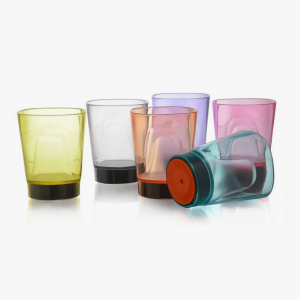 ARTIART Party Spill Proof Suction Glass Set